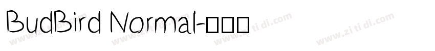 BudBird Normal字体转换